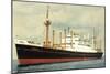 Dampfer M.V. Noordam, Holland America Line-null-Mounted Giclee Print