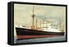 Dampfer M.V. Noordam, Holland America Line-null-Framed Stretched Canvas