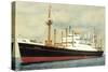 Dampfer M.V. Noordam, Holland America Line-null-Stretched Canvas