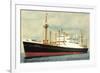 Dampfer M.V. Noordam, Holland America Line-null-Framed Giclee Print