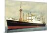 Dampfer M.V. Noordam, Holland America Line-null-Mounted Giclee Print