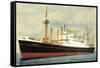 Dampfer M.V. Noordam, Holland America Line-null-Framed Stretched Canvas