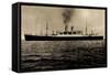 Dampfer New York Der Hapag Auf Dem Atlantik-null-Framed Stretched Canvas