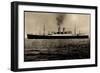 Dampfer New York Der Hapag Auf Dem Atlantik-null-Framed Giclee Print