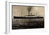 Dampfer New York Der Hapag Auf Dem Atlantik-null-Framed Giclee Print