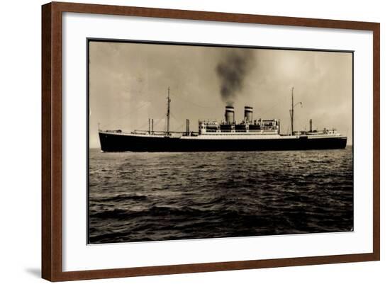 Dampfer New York Der Hapag Auf Dem Atlantik--Framed Giclee Print