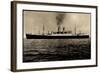 Dampfer New York Der Hapag Auf Dem Atlantik-null-Framed Giclee Print