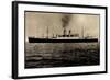 Dampfer New York Der Hapag Auf Dem Atlantik-null-Framed Giclee Print