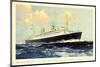Dampfer Nieuw Amsterdam, Holland-America Line-null-Mounted Giclee Print