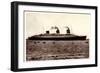 Dampfer Normandie Der Cgt Fährt Nach New York-null-Framed Giclee Print