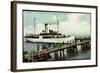 Dampfer Odin an Der Landungsbrücke in Heringsdorf-null-Framed Giclee Print