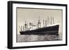 Dampfer S.S. Alblasserdyk, Holland America Line-null-Framed Giclee Print