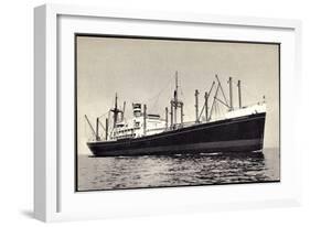 Dampfer S.S. Alblasserdyk, Holland America Line-null-Framed Giclee Print
