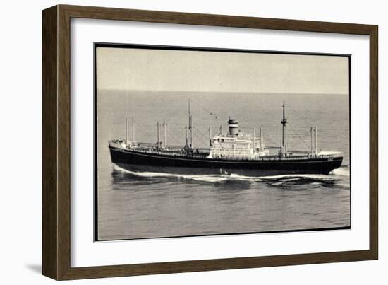 Dampfer S.S. Almdyk, Holland America Lijn-null-Framed Giclee Print