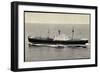 Dampfer S.S. Almdyk, Holland America Lijn-null-Framed Giclee Print