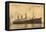 Dampfer S.S.D. Imperator, Hapag, Transatlantik-null-Framed Stretched Canvas