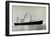 Dampfer S.S. Diemerdyk, Holland America Line-null-Framed Giclee Print