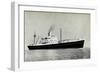 Dampfer S.S. Diemerdyk, Holland America Line-null-Framed Giclee Print