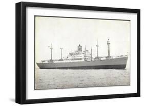 Dampfer S.S. Dinteldyk, Holland America Line-null-Framed Giclee Print