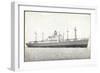 Dampfer S.S. Dinteldyk, Holland America Line-null-Framed Giclee Print