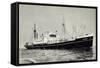 Dampfer S.S. Duivendyk, Holand America Line-null-Framed Stretched Canvas