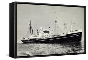 Dampfer S.S. Duivendyk, Holand America Line-null-Framed Stretched Canvas