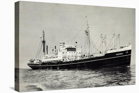 Dampfer S.S. Duivendyk, Holand America Line-null-Stretched Canvas