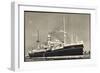 Dampfer S.S. Edam, Holland America Line-null-Framed Giclee Print