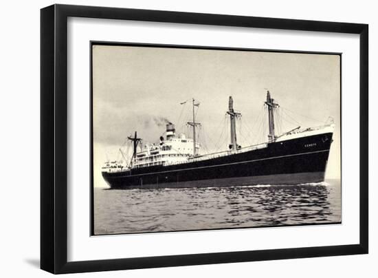 Dampfer S.S. Eemdyk, Holland America Line-null-Framed Premium Giclee Print