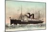 Dampfer S.S. Korea, Pacific Mail Steamship-null-Mounted Giclee Print