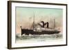 Dampfer S.S. Korea, Pacific Mail Steamship-null-Framed Giclee Print