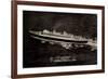 Dampfer S.S. Nieuw Amsterdam, Holland America Line-null-Framed Giclee Print