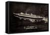 Dampfer S.S. Nieuw Amsterdam, Holland America Line-null-Framed Stretched Canvas