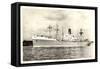 Dampfer S.S. Samarinda, Rotterdamsche Lloyd-null-Framed Stretched Canvas