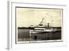 Dampfer Stadt Ueberlingen Auf Dem Bodensee-null-Framed Giclee Print