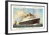 Dampfer T.S.S. Statendam, Holland-America Line-null-Framed Giclee Print