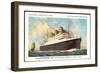 Dampfer T.S.S. Statendam, Holland-America Line-null-Framed Giclee Print