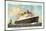 Dampfer T.S.S. Statendam, Holland-America Line-null-Mounted Giclee Print