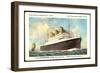 Dampfer T.S.S. Statendam, Holland America Line-null-Framed Giclee Print