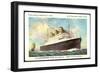 Dampfer T.S.S. Statendam, Holland America Line-null-Framed Giclee Print