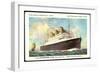 Dampfer T.S.S. Statendam, Holland America Line-null-Framed Giclee Print