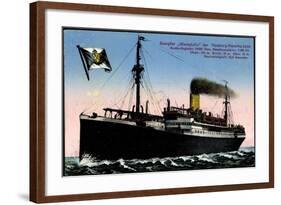 Dampfer Westphalia Der Hapag in Voller Fahrt-null-Framed Giclee Print