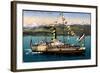 Dampfer Zähringen Auf Dem Bodensee-null-Framed Giclee Print