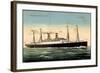 Dampfschiff Cleveland, Hapag, Transatlantik-null-Framed Giclee Print