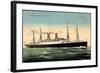 Dampfschiff Cleveland, Hapag, Transatlantik-null-Framed Giclee Print