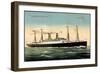 Dampfschiff Cleveland, Hapag, Transatlantik-null-Framed Giclee Print
