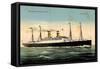 Dampfschiff Cleveland, Hapag, Transatlantik-null-Framed Stretched Canvas
