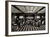 Dampfschiff Iberia, Hapag, Rauchsalon, 1 Klasse-null-Framed Giclee Print