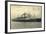 Dampfschiff Kaiser Auguste Victoria Der Hapag-null-Framed Giclee Print