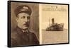 Dampfschiff S.S. Brussels, Lner, Captain Fryatt-null-Framed Stretched Canvas